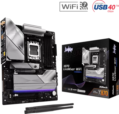 Photo de Carte Mère ASRock X870 LiveMixer WiFi (AM5)