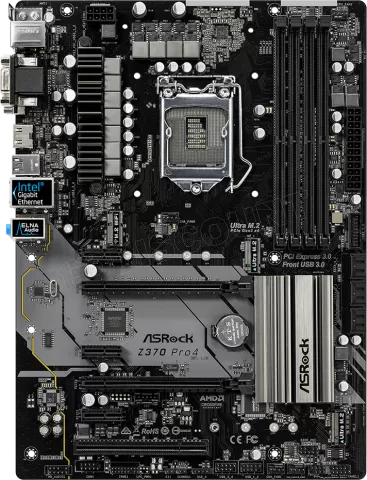Photo de Carte Mère ASRock Z370 Pro4 (Intel LGA 1151 v2)