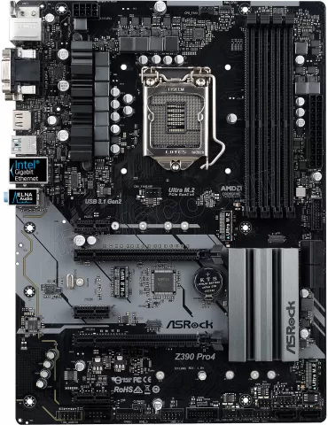 Photo de Carte Mère ASRock Z390 Pro4 (Intel LGA 1151 v2)