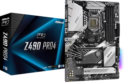 Photo de Carte Mère ASRock Z490 Pro 4 (Intel LGA 1200)