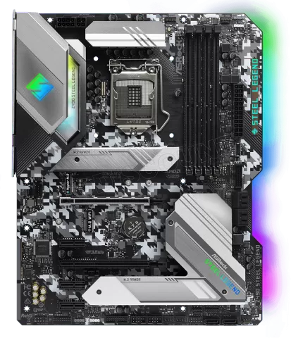 Photo de Carte Mère ASRock Z490 Steel Legend (Intel LGA 1200)