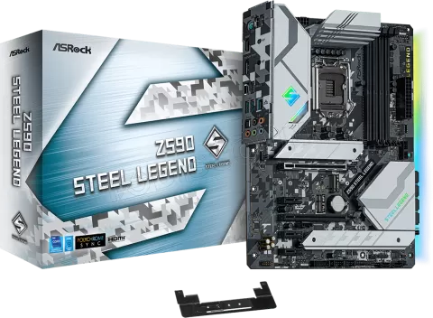 Photo de Carte Mère ASRock Z590 Steel Legend (Intel LGA 1200)