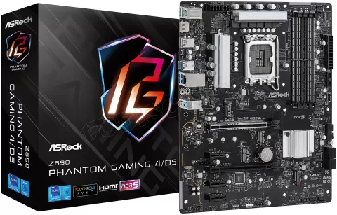 Photo de Carte Mère ASRock Z690 Phantom Gaming 4 DDR5 (Intel LGA 1700)