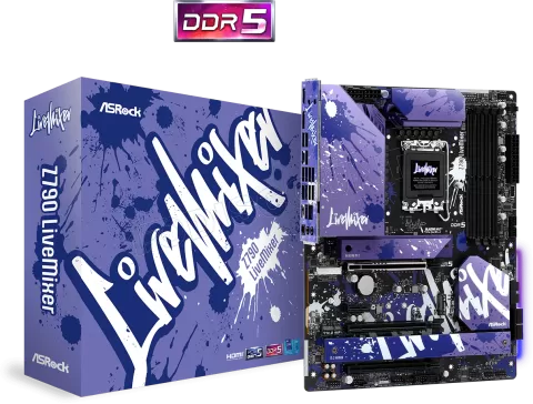 Photo de Carte Mère ASRock Z790 LiveMixer DDR5 (Intel LGA 1700)