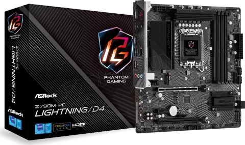 Photo de Carte Mère ASRock Z790M Phantom Gaming Lightning DDR4 (Intel LGA 1700)