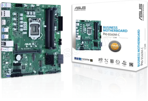 Photo de Carte Mère Asus B560M-C/CSM (Intel LGA 1200) Micro ATX