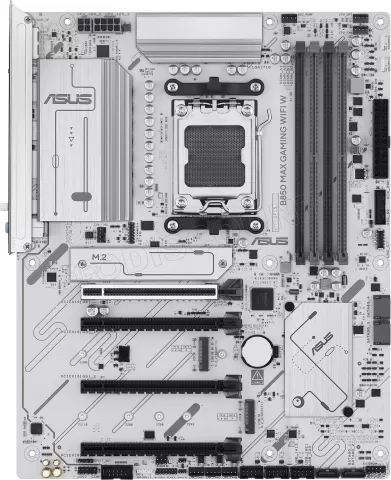 Photo de Carte Mère Asus B850 Max Gaming WiFi (AM5) (Blanc)