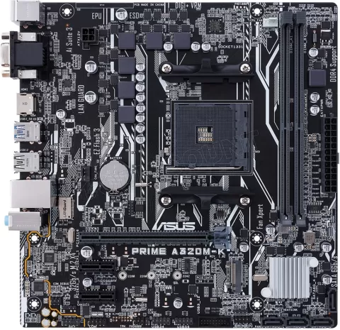 Photo de Carte Mère Asus Prime A320M-K/CSM (AM4) Micro-ATX