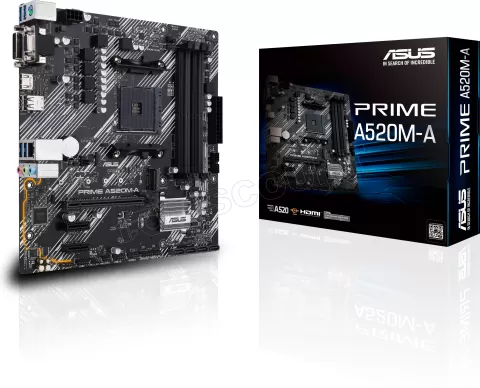 Photo de Carte Mère Asus Prime A520M-A (AM4) Micro-ATX