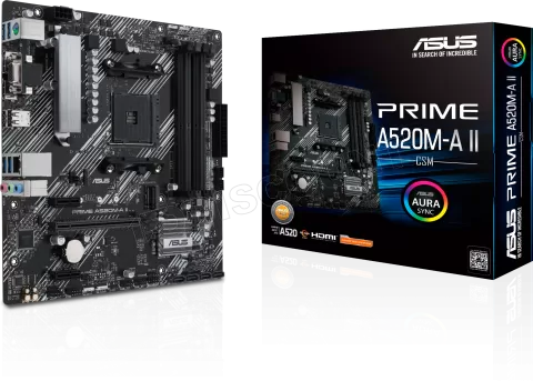 Photo de Carte Mère Asus Prime A520M-A II/CSM (AM4) Micro-ATX