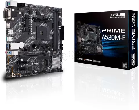 Photo de Carte Mère Asus Prime A520M-E (AM4) Micro-ATX