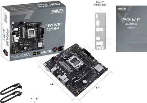 Photo de Carte Mère Asus Prime A620M-K (AM5) Micro ATX