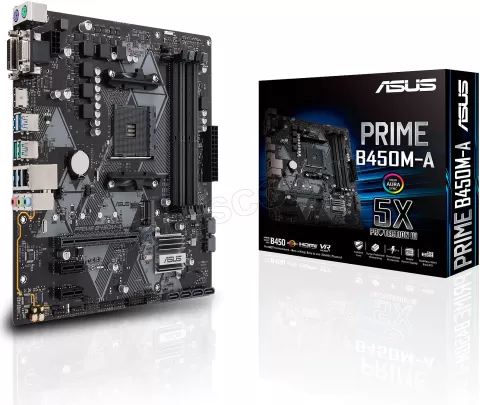 Photo de Carte Mère Asus Prime B450M-A (AM4) Micro ATX