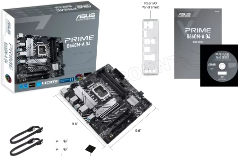 Photo de Carte Mère Asus Prime B660M-A D4 (Intel LGA 1700) Micro ATX