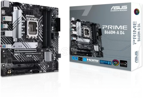 Photo de Carte Mère Asus Prime B660M-A D4 (Intel LGA 1700) Micro ATX