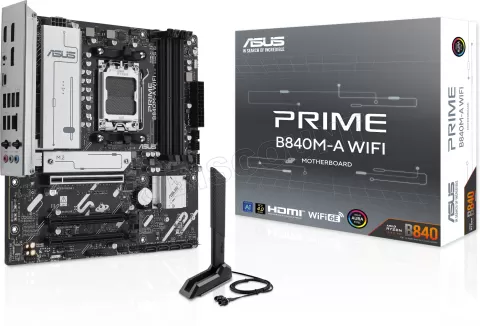 Photo de Carte Mère Asus Prime B840M-A WiFi (AMD AM5) Micro ATX