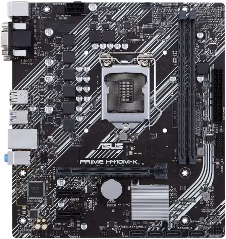 Photo de Carte Mère Asus Prime H410M-K (Intel LGA 1200) Micro ATX