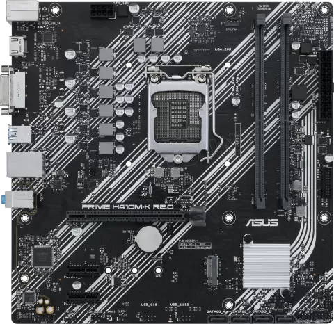 Photo de Carte Mère Asus Prime H410M-K R2.0 (Intel LGA 1200) Micro ATX