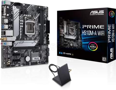 Photo de Carte Mère Asus Prime H510M-A WiFi (Intel LGA 1200) Micro ATX