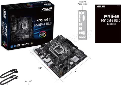 Photo de Carte Mère Asus Prime H510M-E R2.0 (Intel LGA 1200) Micro ATX