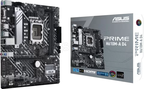 Photo de Carte Mère Asus Prime H610M-A D4 (Intel LGA 1700) Micro ATX