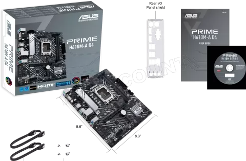 Photo de Carte Mère Asus Prime H610M-A D4 (Intel LGA 1700) Micro ATX