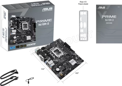 Photo de Carte Mère Asus Prime H610M-A DDR5 (Intel LGA 1700) Micro ATX