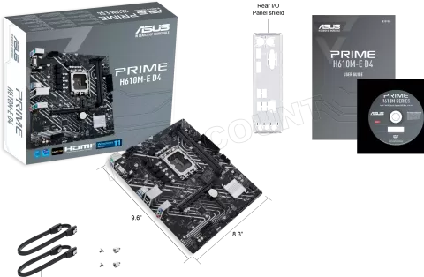 Photo de Carte Mère Asus Prime H610M-E D4 (Intel LGA 1700) Micro ATX