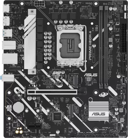 Photo de Carte Mère Asus Prime H810M-A-CSM (Intel LGA 1851) Micro ATX
