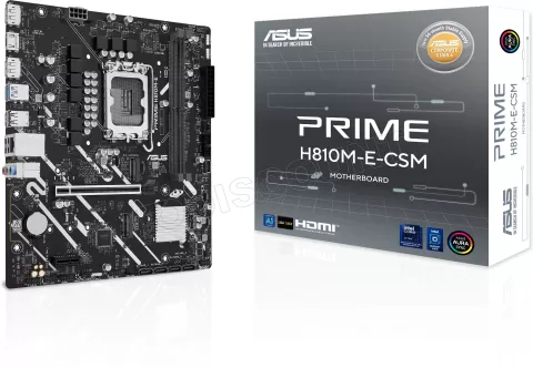 Photo de Carte Mère Asus Prime H810M-E-CSM (Intel LGA 1851) Micro-ATX