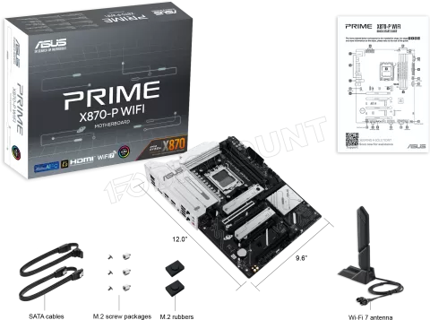 Photo de Carte Mère Asus Prime X870-P WiFi (AMD AM5)