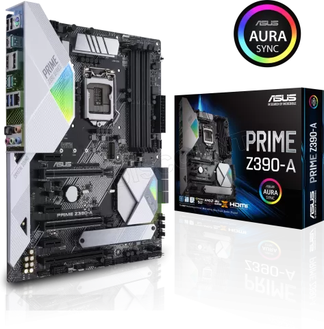 Photo de Carte Mère Asus Prime Z390-A RGB (Intel LGA 1151 v2)