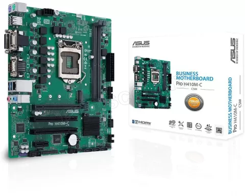 Photo de Carte Mère Asus Pro B460M-C/CSM (Intel LGA 1200) Micro ATX