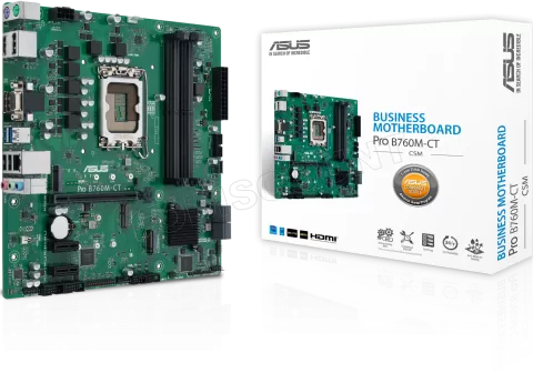 Photo de Carte Mère Asus Pro B760M-CT-CSM DDR5 (Intel LGA 1700) Micro ATX