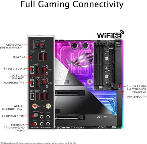 Photo de Carte Mère Asus Rog Maximus Z690 Extreme Glacial DDR5 (Intel LGA 1700) E-ATX