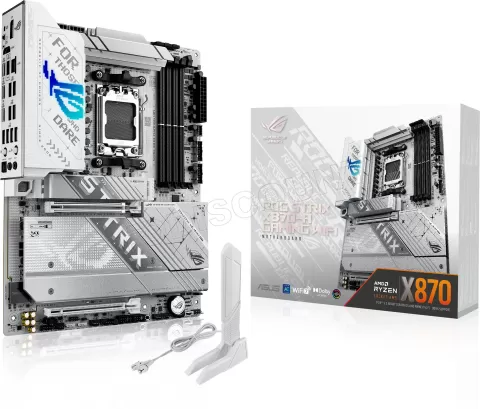 Photo de Carte Mère Asus RoG Strix X870-A Gaming WiFi (AM5) (Blanc)
