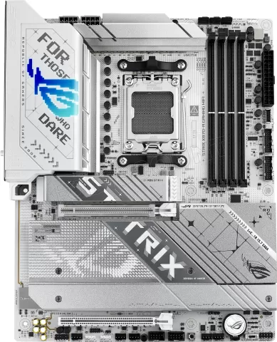 Photo de Carte Mère Asus RoG Strix X870-A Gaming WiFi (AM5) (Blanc)