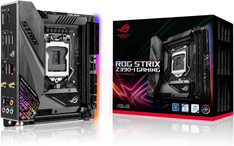 Photo de Carte Mère Asus Rog Strix Z390-I Gaming RGB (Intel LGA 1151 v2) Mini ITX