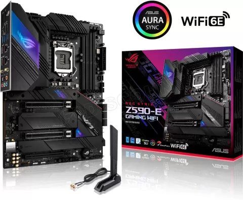 Photo de Carte Mère Asus Rog Strix Z590-E Gaming WiFi (Intel LGA 1200)