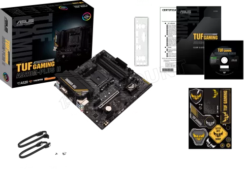 Photo de Carte Mère Asus Tuf Gaming A520M-Plus II (AM4) Micro-ATX