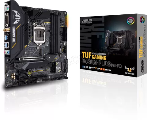 Photo de Carte Mère Asus Tuf Gaming B460M-Plus (WI-FI) (Intel LGA 1200) Micro ATX
