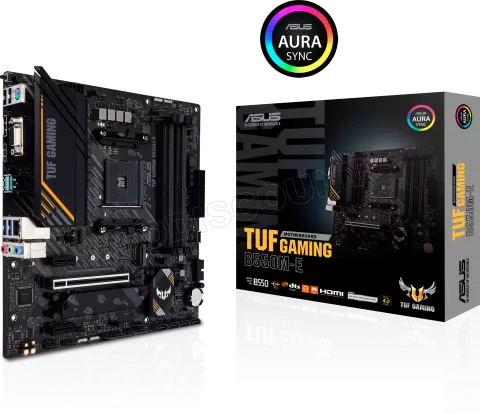 Photo de Carte Mère Asus Tuf Gaming B550M-E (AM4) Micro ATX