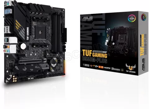 Photo de Carte Mère Asus Tuf Gaming B550M-Plus (AM4) Micro ATX