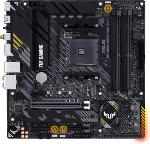 Photo de Carte Mère Asus Tuf Gaming B550M-Plus Wifi (AM4) Micro ATX