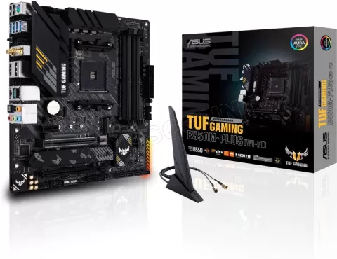 Photo de Carte Mère Asus Tuf Gaming B550M-Plus Wifi (AM4) Micro ATX