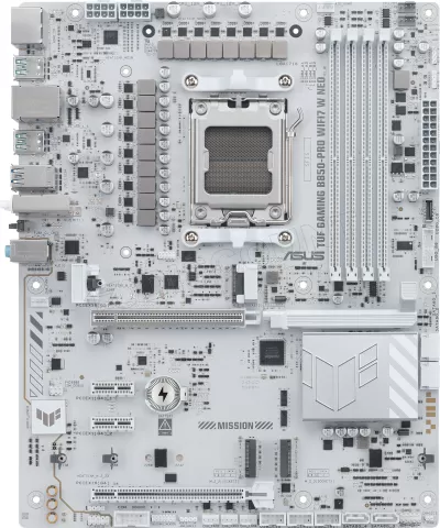 Photo de Carte Mère Asus Tuf Gaming B850-Pro WiFi7 W Neo (AM5)(Blanc)