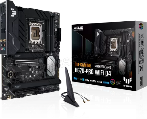 Photo de Carte Mère Asus Tuf Gaming H670-Pro WiFi D4 (Intel LGA 1700)