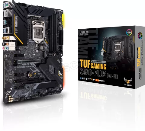 Photo de Carte Mère Asus Tuf Gaming Z490-Plus (Wi-Fi) (Intel LGA 1200)