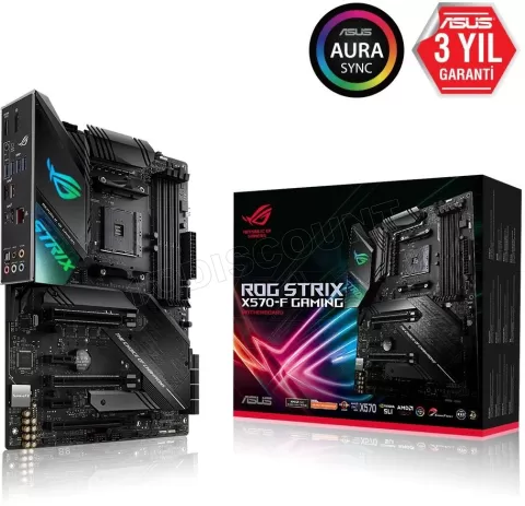 Photo de Carte Mère Asus X570-F Rog Strix Gaming (AM4)