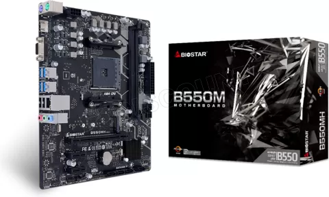 Photo de Carte Mère Biostar B550MH (AM4) Micro ATX